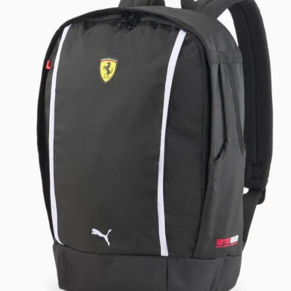 Puma Ferrari Scuderia Black & Red School Race Backpack - Picture 1 of 3